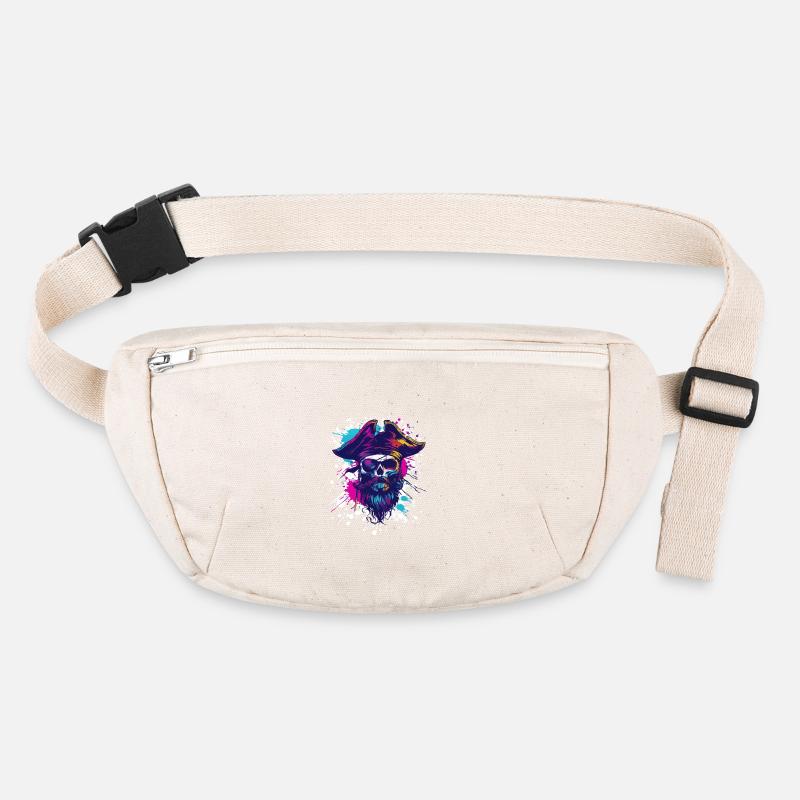 Pirate Skull Stanley/Stella recycled Hip Bag 
