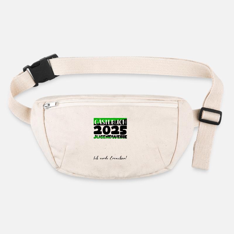 Jugendweihe 2025 Gästebuch Geschenk Mädchen Jungen Stanley/Stella recycelte Gürteltasche