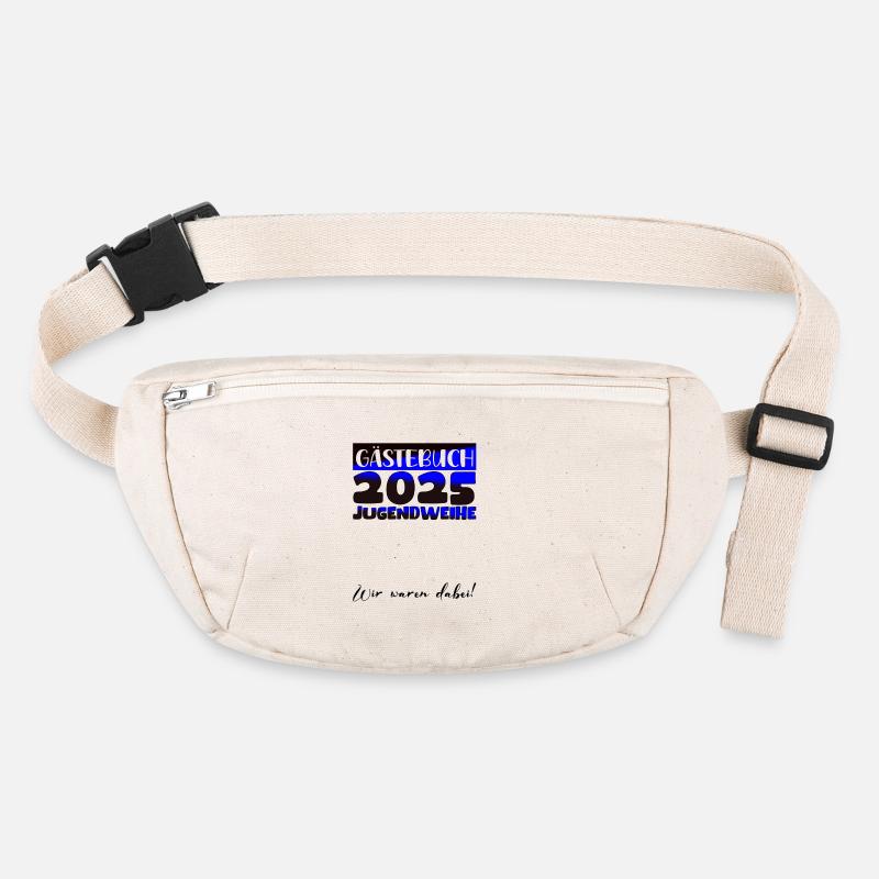 Jugendweihe 2025 Gästebuch Geschenk Mädchen Jungen Stanley/Stella recycelte Gürteltasche