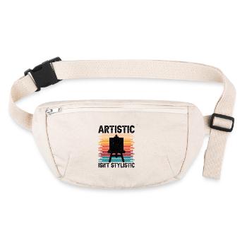 Cool Artist Artistic Isn´t Stylistic Painter Gift - Stanley/Stella recycelte Gürteltasche - Naturweiß - Vorne