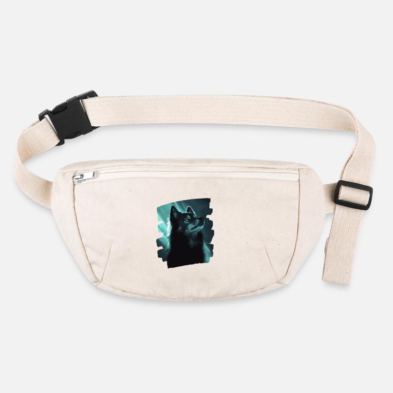 Finnischer Lapphund Stanley/Stella recycelte Gürteltasche