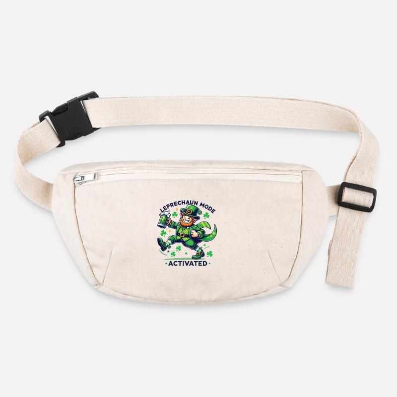 Leprechaun Mode Activates St. Patrick's Day Celebration Stanley/Stella recycled Hip Bag 
