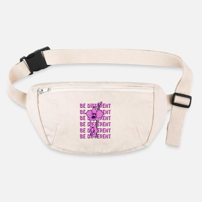 BE DIFFERENT - Orchid Flower Love Positivity Stanley/Stella recycled Hip Bag 