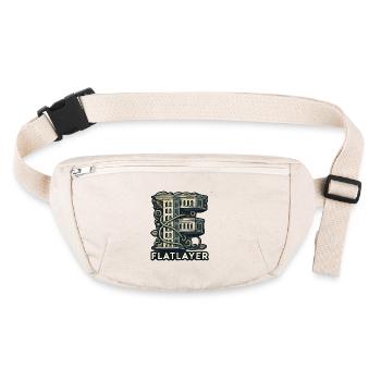 Flatlayer Techno - Stanley/Stella recycelte Gürteltasche - Naturweiß - Vorne