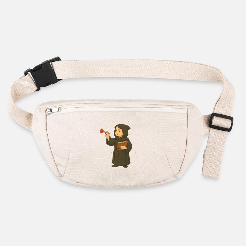 Monk playing darts Stanley/Stella recycled Hip Bag 