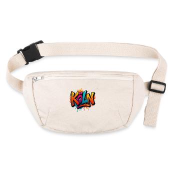 Cologne Graffiti Lettering - Stanley/Stella recycled Hip Bag  - natural - Front