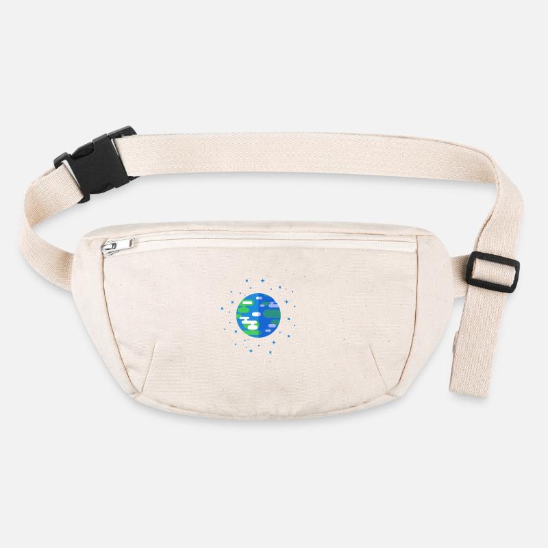 Earth In A Nutshell - Planet Earth Minimalist Stanley/Stella recycled Hip Bag 