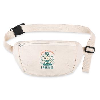 Plongeur Ocean Meditate Je n’ai pas disparu - Sac banane recyclé Stanley/Stella - blanc naturel - Devant