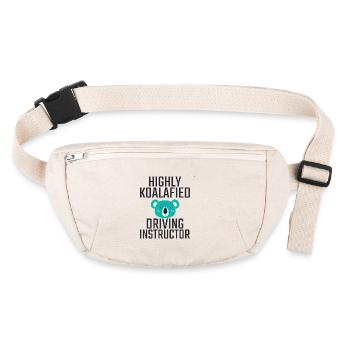 Instructeur de conduite Koalafied Drive Tutor - Sac banane recyclé Stanley/Stella - blanc naturel - Devant