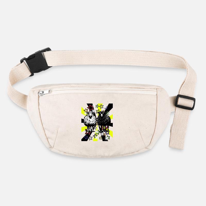 Retro Sheep Sheep Vintage 60s Lambs Kids Stanley/Stella recycled Hip Bag 