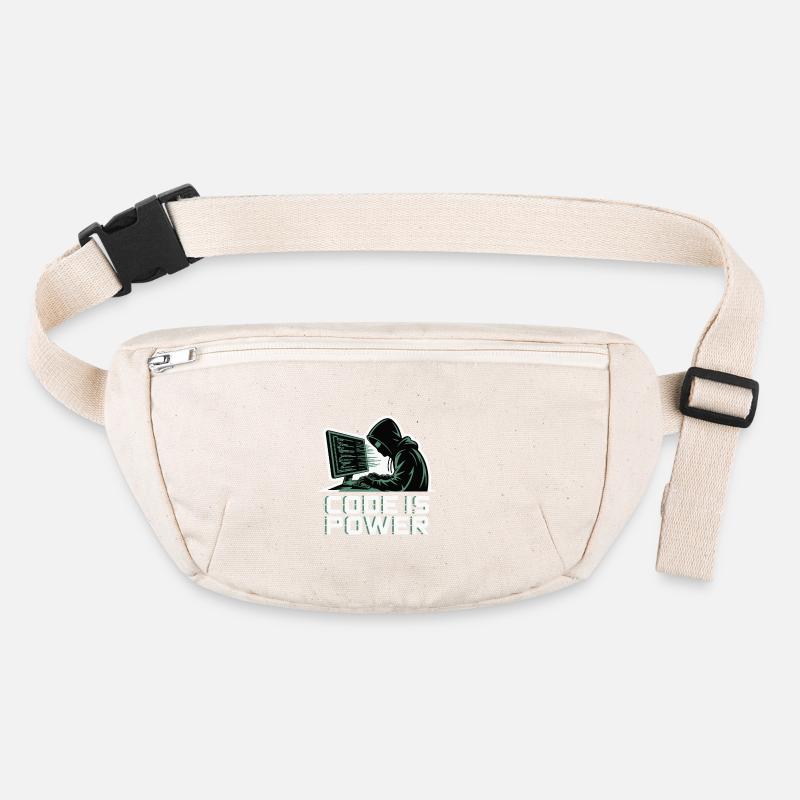 Cyber Hacker Code Infinity Design Stanley/Stella recycled Hip Bag 