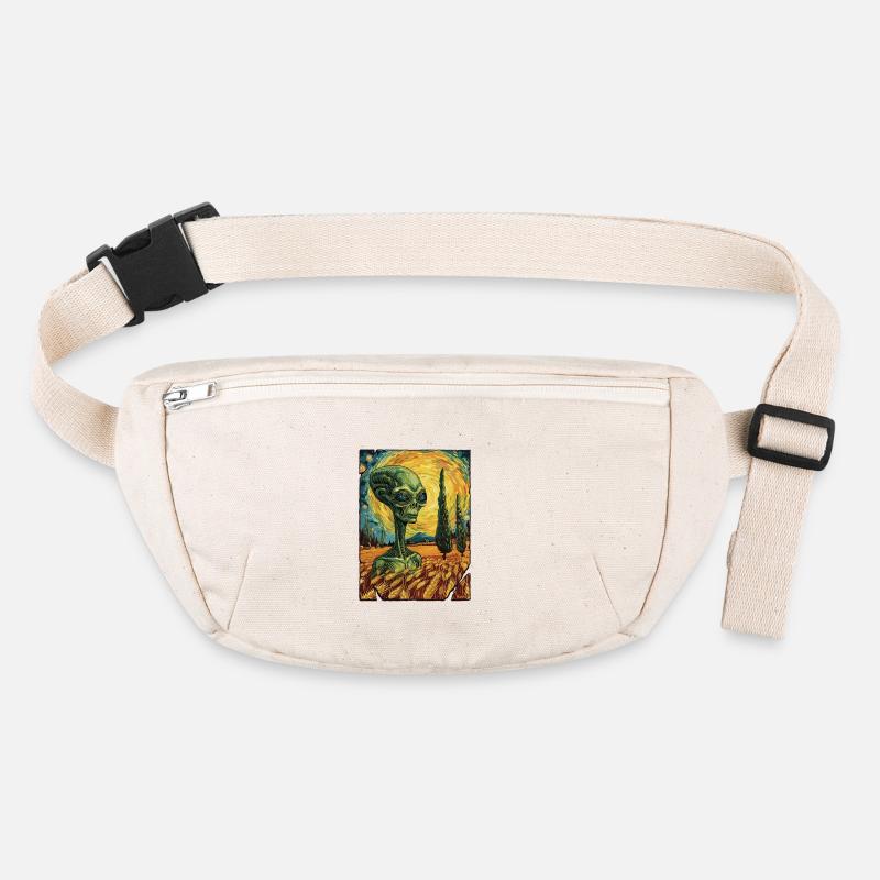 Alien Landscape Van Gogh Style Stanley/Stella recycled Hip Bag 