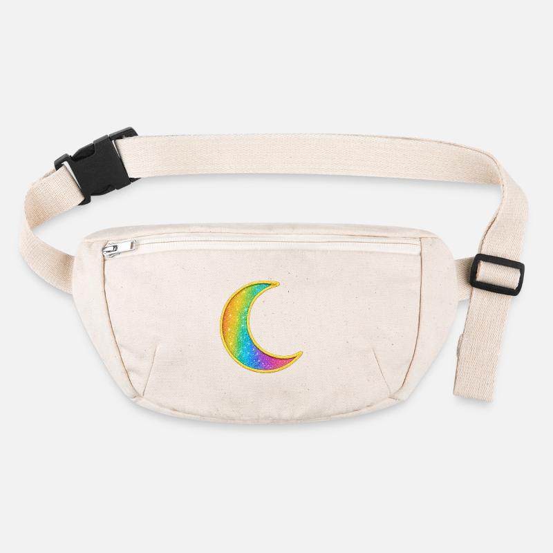 Conception de paillettes de lune arc-en-ciel Sac banane recyclé Stanley/Stella