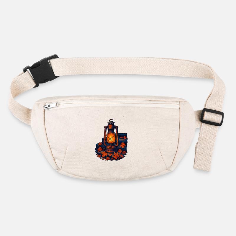 Dark Academia Herbst Vibes Laterne Herbstlich Stanley/Stella recycelte Gürteltasche