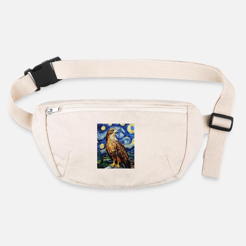 Falke Hawk Van Gogh Style Starry Night Stanley/Stella recycled Hip Bag 