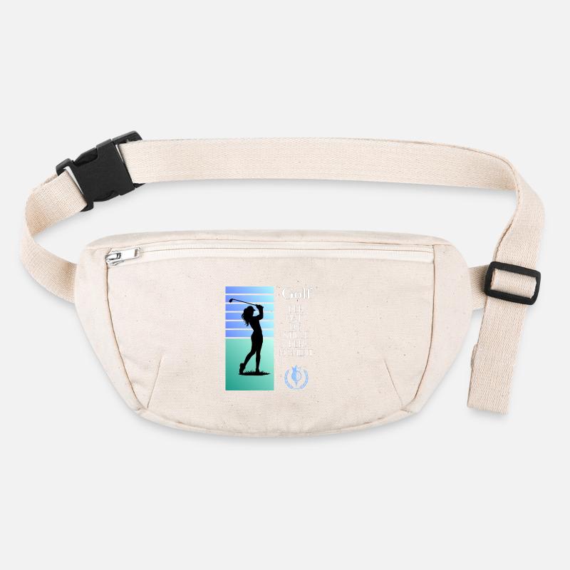 Golfer in a quiet moment Stanley/Stella recycled Hip Bag 