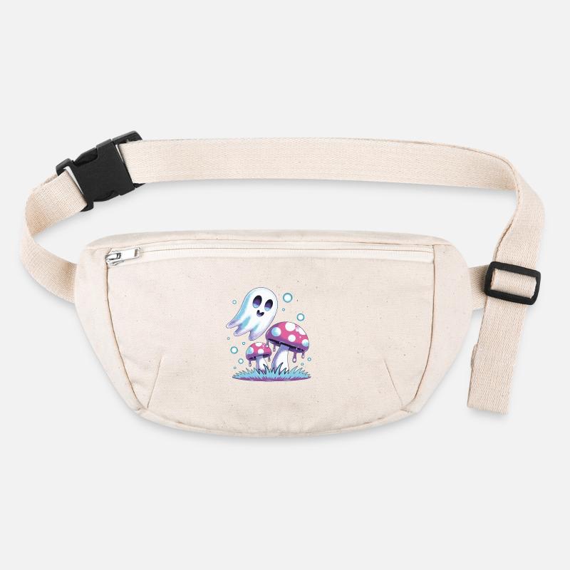 Kawaii Ghost & Mushrooms – Pastel Design Stanley/Stella recycled Hip Bag 