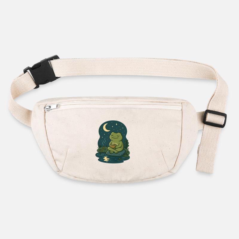 Grenouille au clair de lune – Mindful & Cozy Sac banane recyclé Stanley/Stella