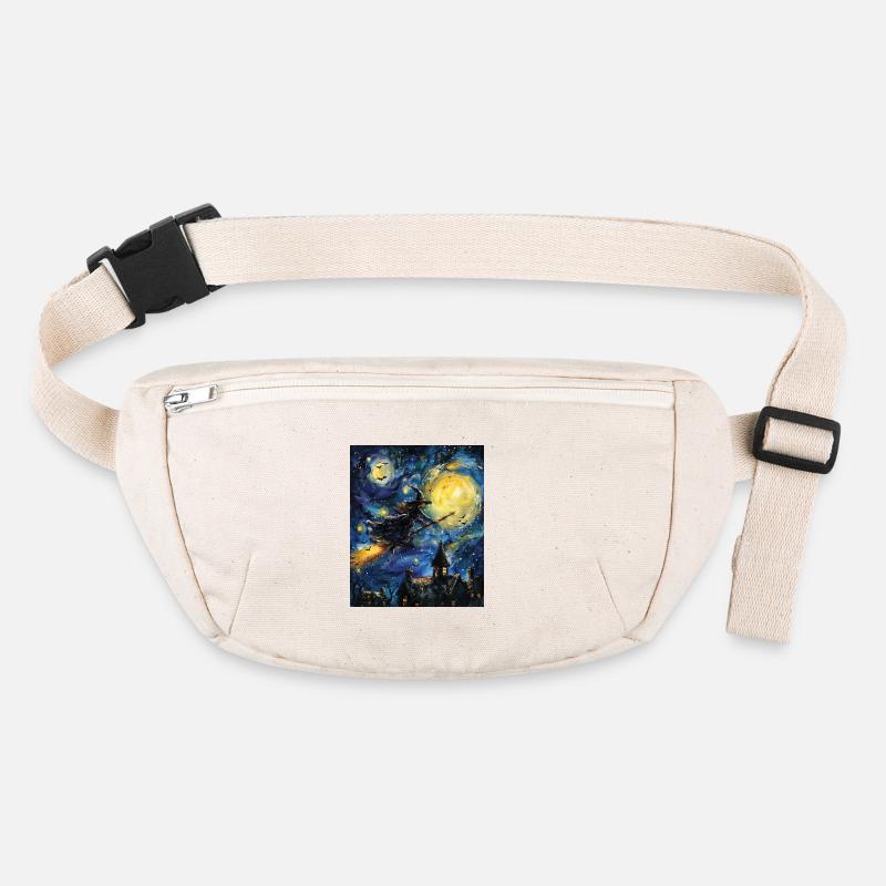 Witch Van Gogh Starry Night Stanley/Stella recycled Hip Bag 