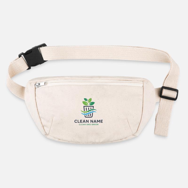 Logo de l’éco-plante dans le panier Sac banane recyclé Stanley/Stella
