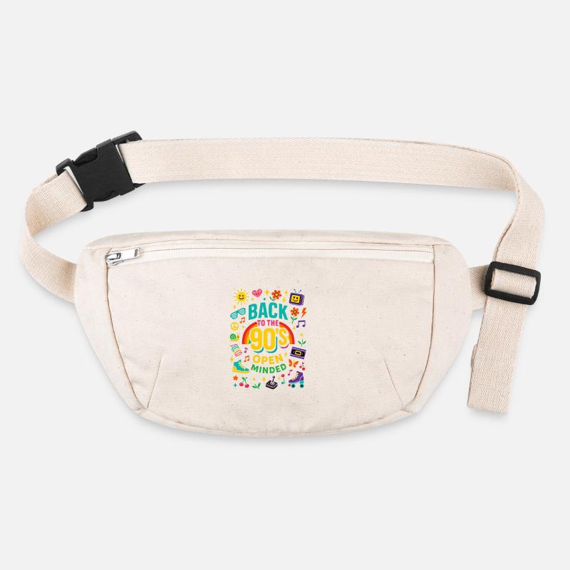 Back To The 90's Open Minded Nostalgie Vibes Stanley/Stella recycelte Gürteltasche