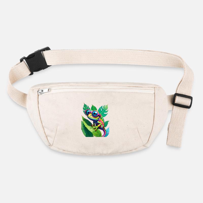 Neon Chamäleon Brille Stanley/Stella recycelte Gürteltasche