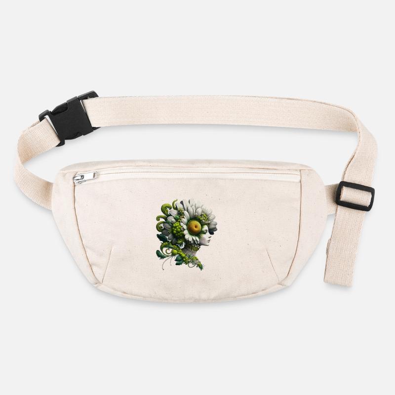Flora Head Flower Dreams Porträt Stanley/Stella recycelte Gürteltasche