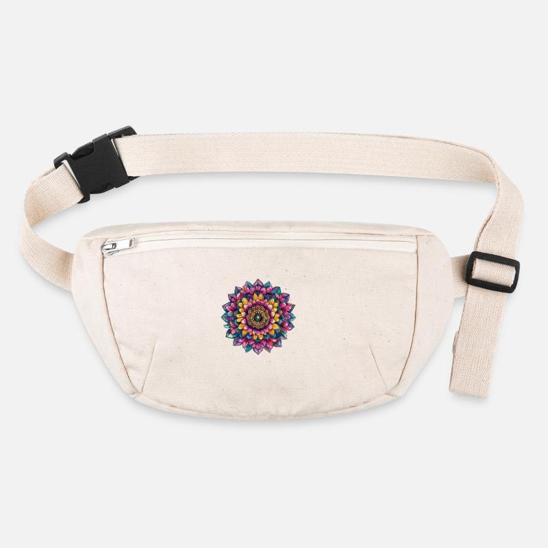 Lebendige Mandala Blütenpracht Stanley/Stella recycelte Gürteltasche