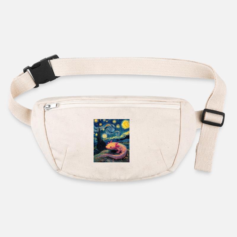 Axolotl Van Gogh Starry Night Stanley/Stella recycelte Gürteltasche