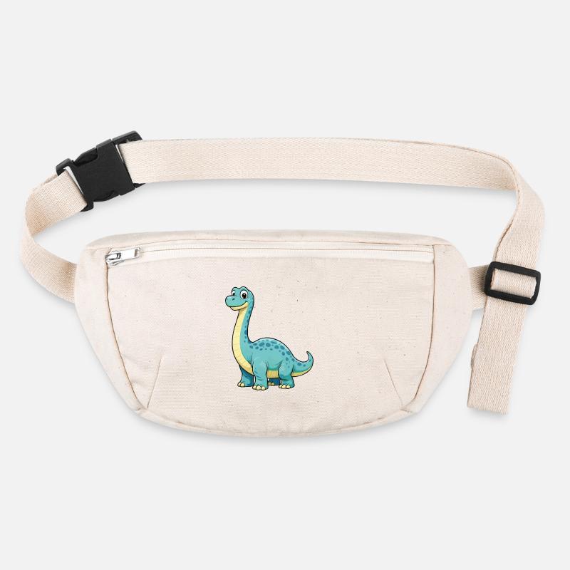 Dino de dessins animés joyeux pour enfants Sac banane recyclé Stanley/Stella