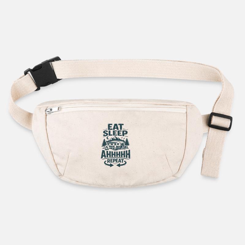 Camping Adventure Caravan | Eat Sleep Repeat Stanley/Stella recycelte Gürteltasche