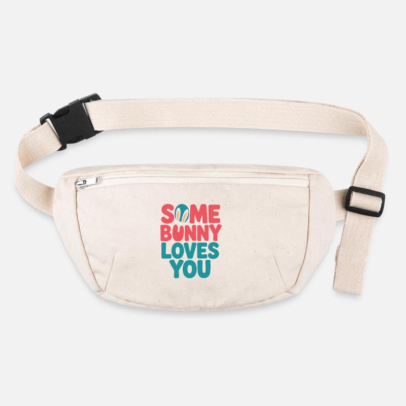 L’amour des lapins en couleurs vives Sac banane recyclé Stanley/Stella