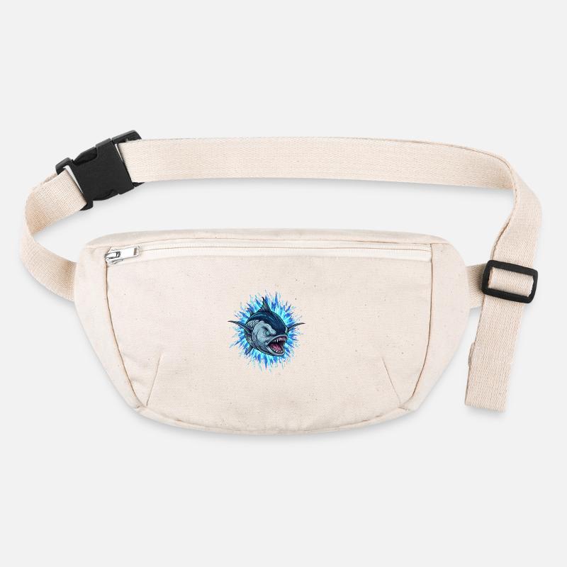 Poisson bleu des profondeurs avec choc énergétique Sac banane recyclé Stanley/Stella