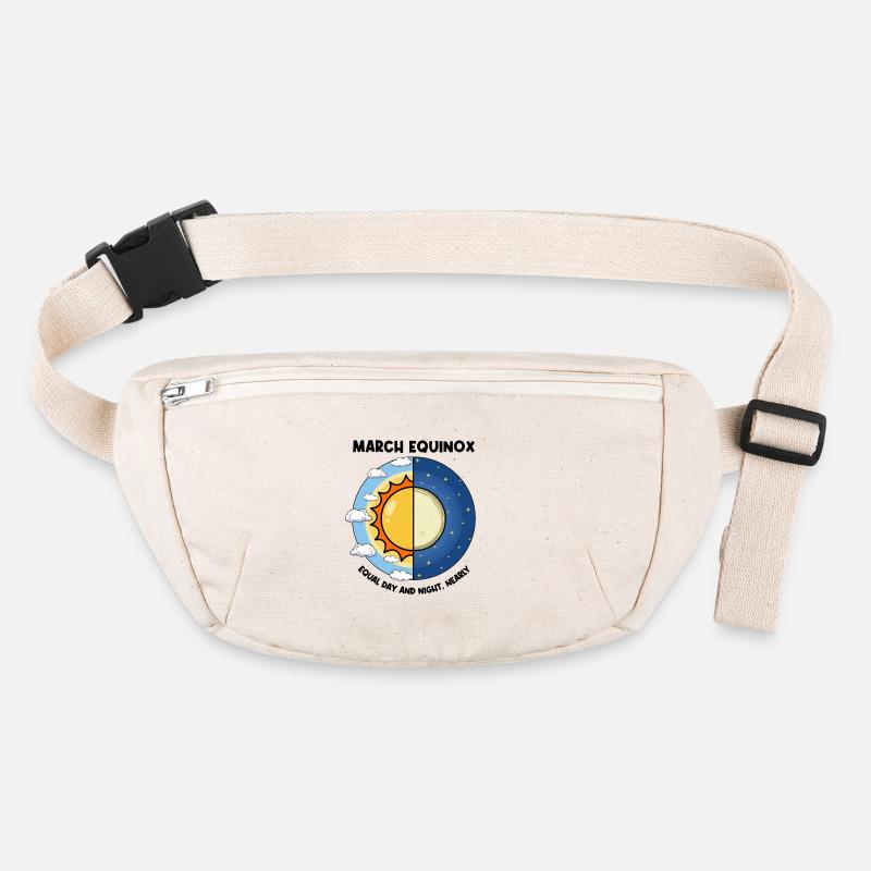March Equinox Equal Day And Night Spring Equinox Stanley/Stella recycled Hip Bag 
