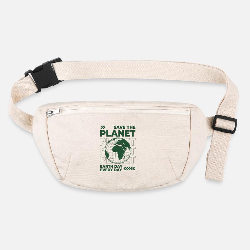 Save The Planet Shirt Earth Day Environment Stanley/Stella recycled Hip Bag 