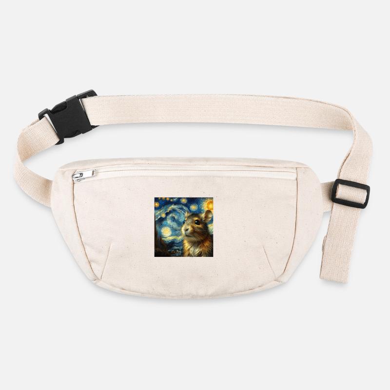 Degu Starry Night Stanley/Stella recycelte Gürteltasche