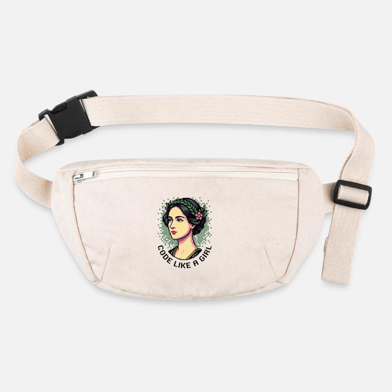 Ada Lovelace: Code Like a Girl Stanley/Stella recycled Hip Bag 
