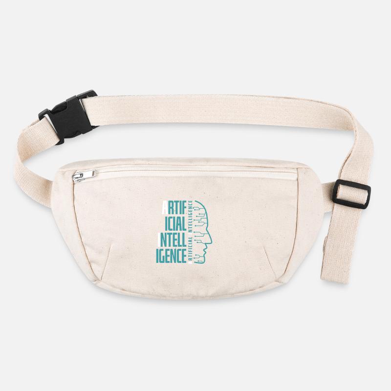 Artificial Intelligence Circuit Face Design Stanley/Stella recycled Hip Bag 