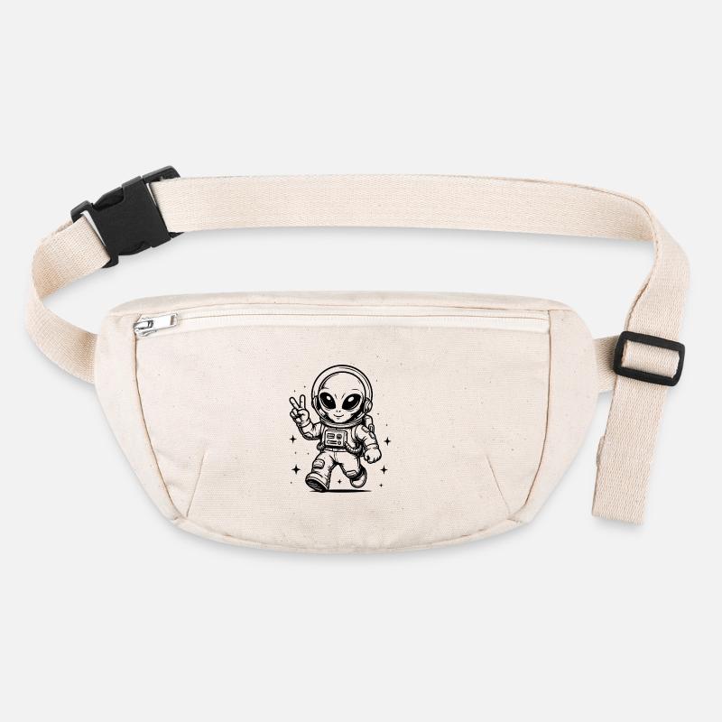 Astronaute Paix extraterrestre dans l’espace Sac banane recyclé Stanley/Stella