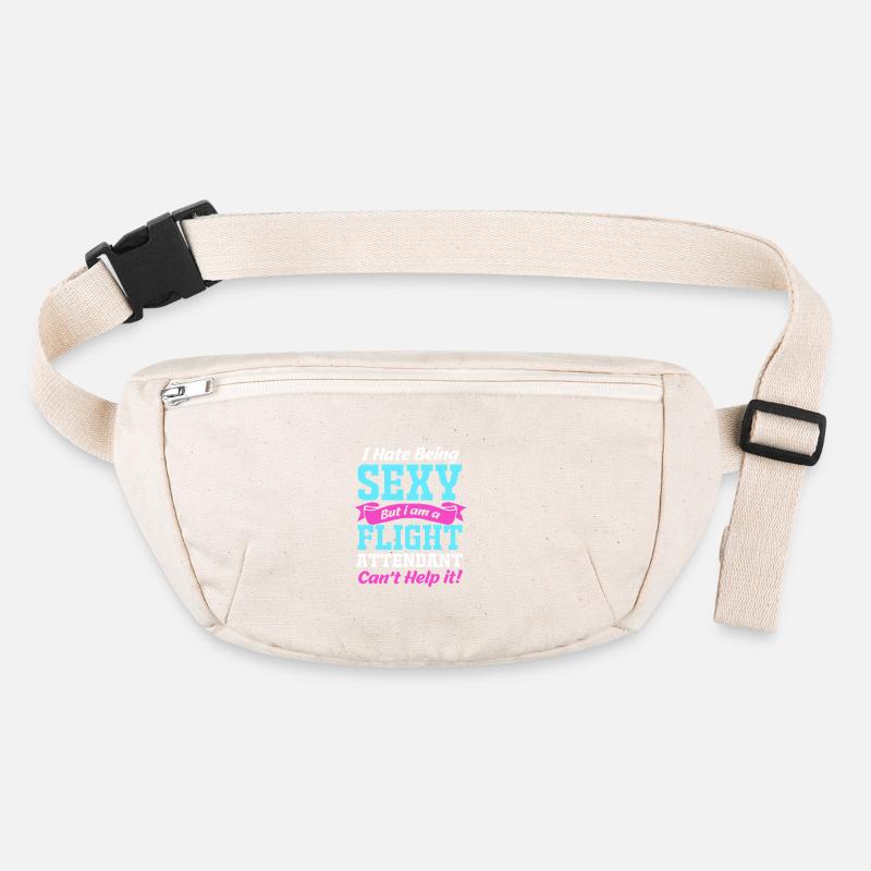Stewardess Flight Attendant Stanley/Stella recycled Hip Bag 