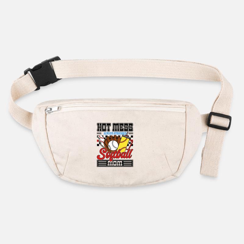 Maman stressée de softball Sac banane recyclé Stanley/Stella