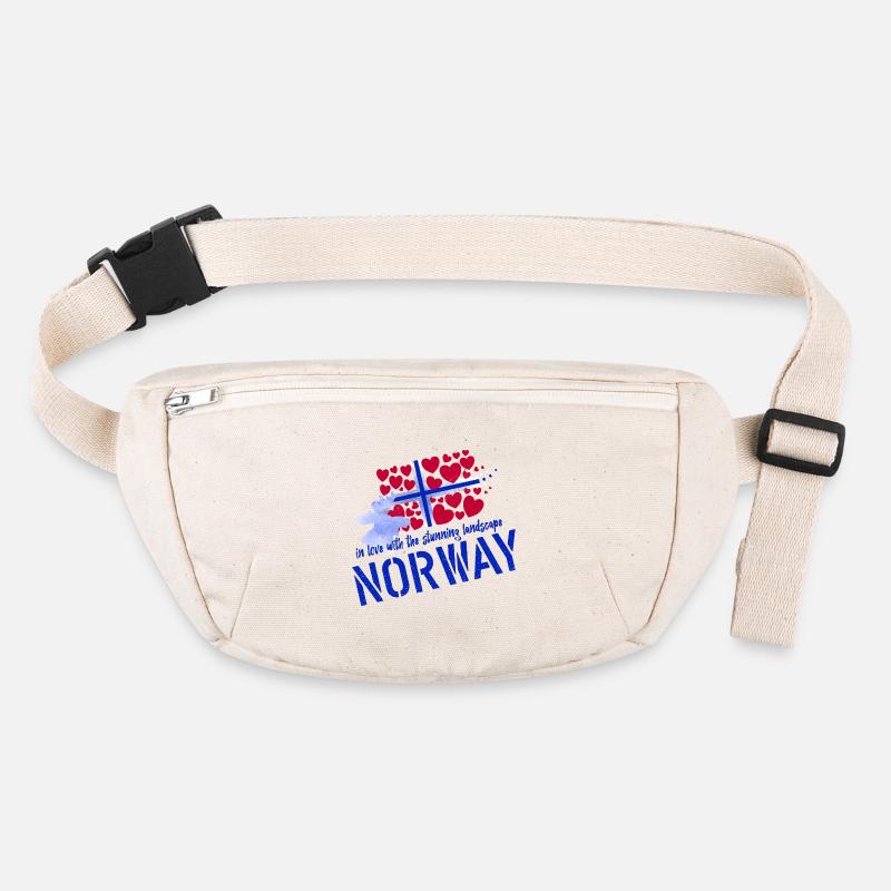 Norwegen Elche norge Norway Stanley/Stella recycelte Gürteltasche