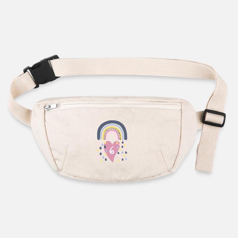 Rainbow 6th Birthday Enfants Sac banane recyclé Stanley/Stella