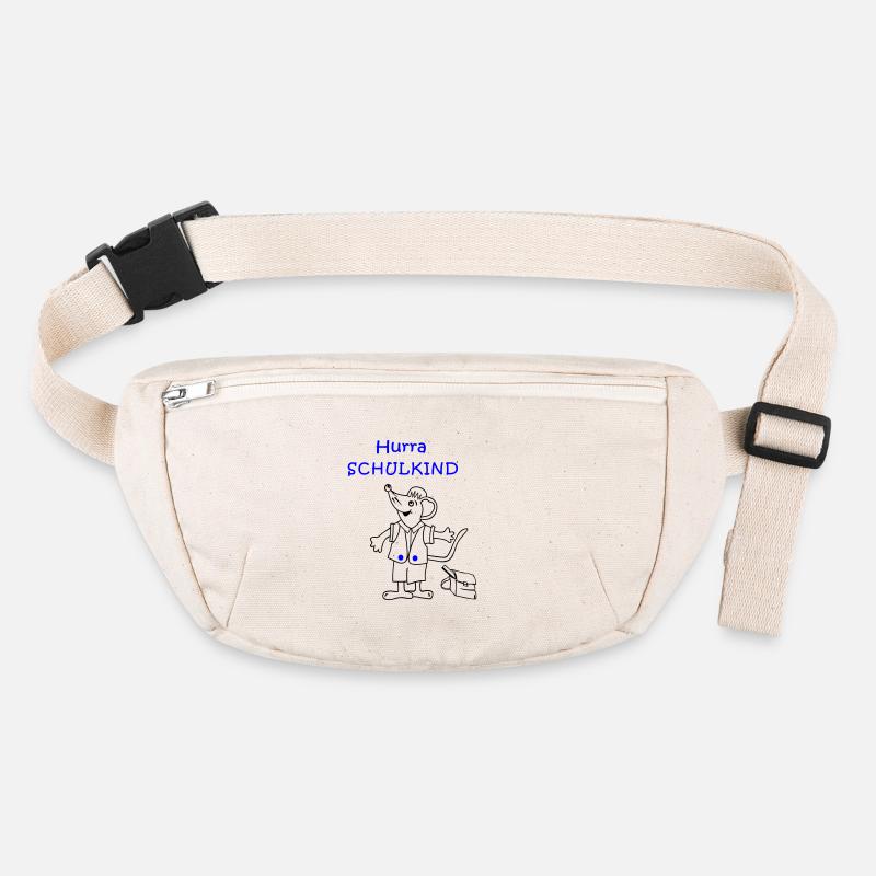 Hurra Schulkind Einschulung Stanley/Stella recycelte Gürteltasche