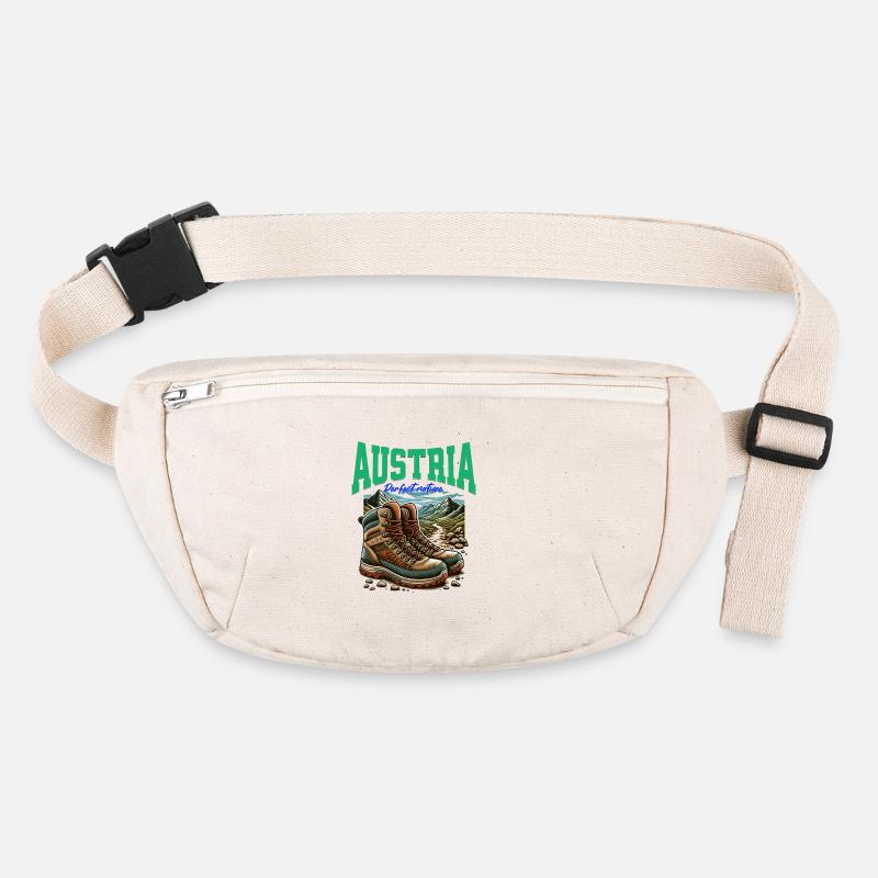 Austria cooles Wander Design - Österreich Stanley/Stella recycelte Gürteltasche