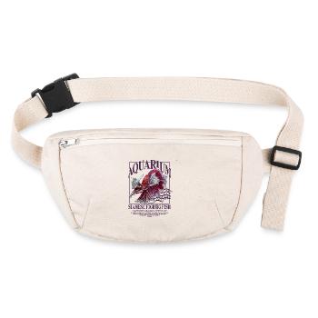 Betta Betta Poisson de combat - Sac banane recyclé Stanley/Stella - blanc naturel - Devant