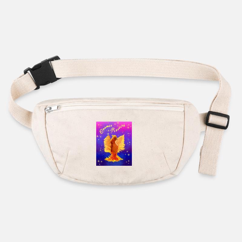 An Orange Cosmic Cyber Bird Stanley/Stella recycled Hip Bag 