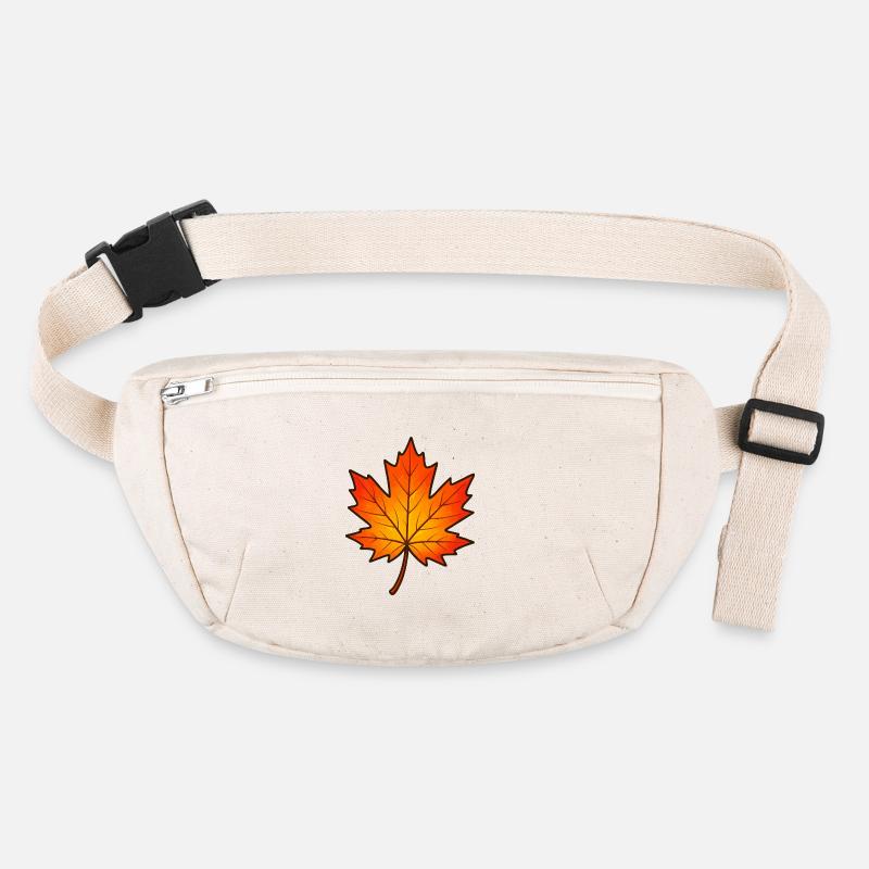 Herbstlicher Ahornblatt-Print Stanley/Stella recycelte Gürteltasche