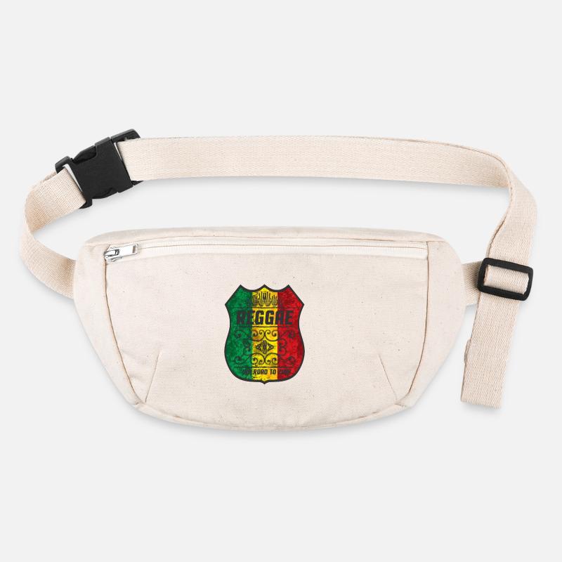 Reggae Flaggenmotiv mit kulturellem Design Stanley/Stella recycelte Gürteltasche