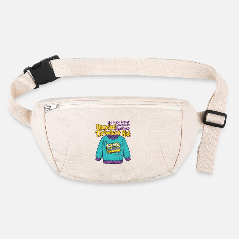 90s Upcycled Throwback Retro Cassette Stanley/Stella recycled Hip Bag 